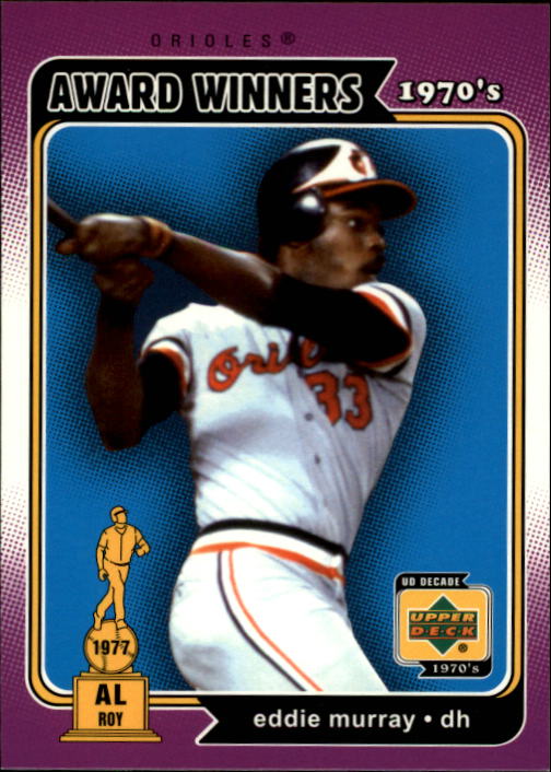 2001 Upper Deck Decade 1970's #163 Eddie Murray AW