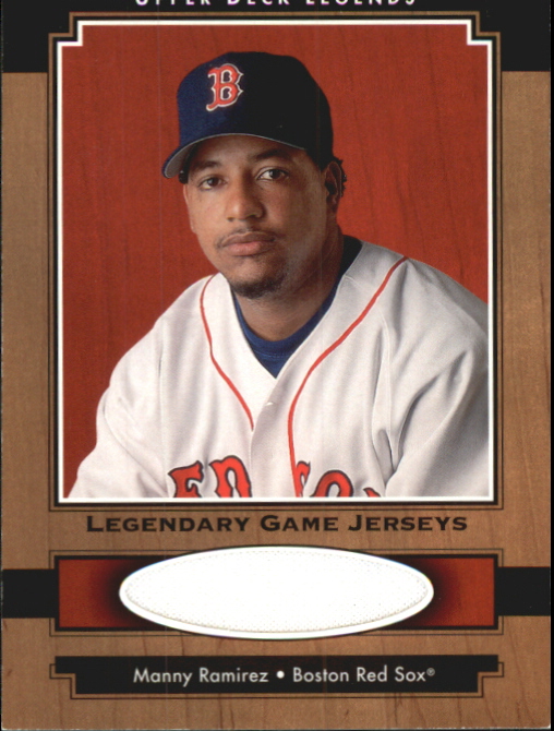 2001 Upper Deck Legends Legendary Game Jersey #JMR Manny Ramirez Sox