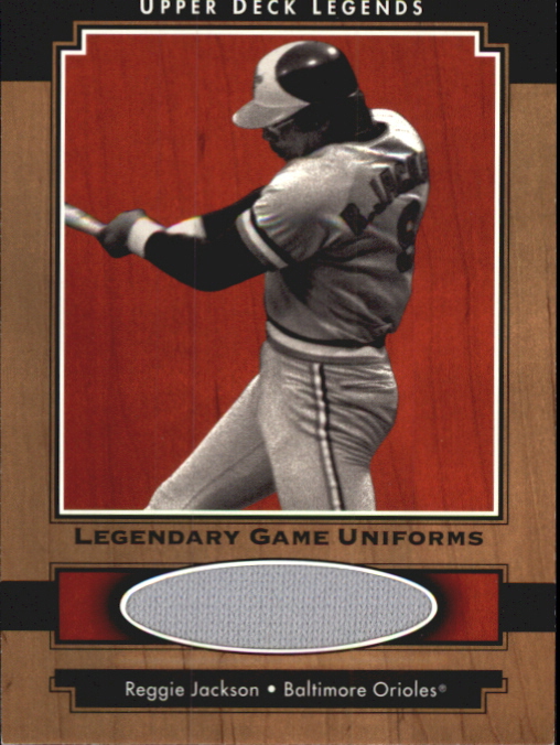 2001 Upper Deck Legends Legendary Game Jersey #JRJA Reggie Jackson Uni