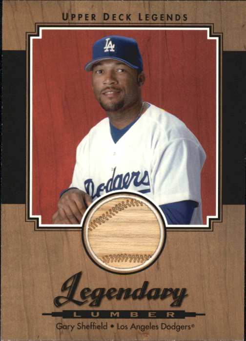 2001 Upper Deck Legends Legendary Lumber #LGS Gary Sheffield DP