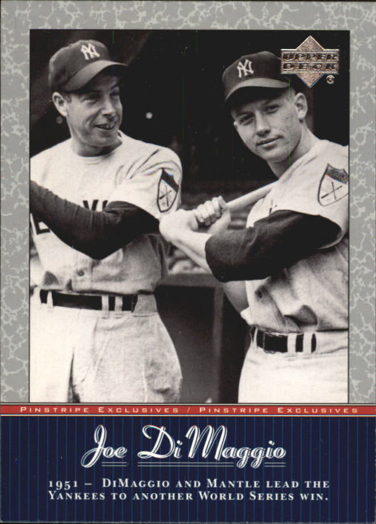 2001 Upper Deck Pinstripe Exclusives DiMaggio #JD41 Joe DiMaggio