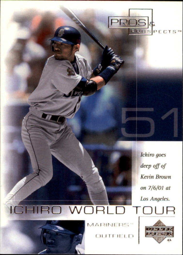 2001 Upper Deck Pros and Prospects Ichiro World Tour #WT13 Ichiro Dodger Stadium