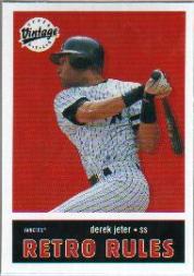 2001 Upper Deck Vintage Retro Rules #R5 Derek Jeter