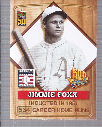 2001 Post 500 Club #3 Jimmie Foxx