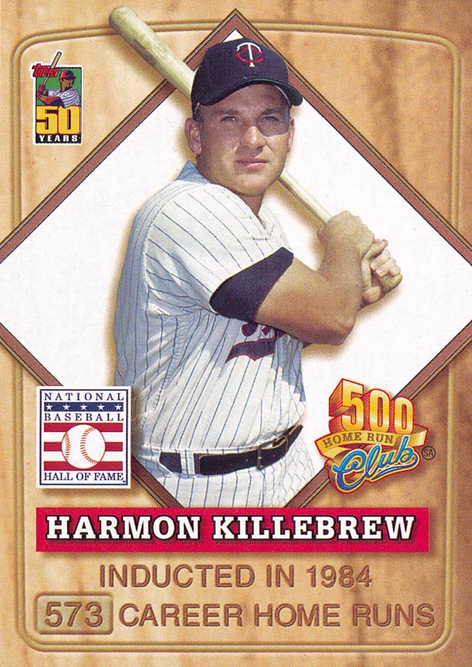 2001 Post 500 Club #6 Harmon Killebrew