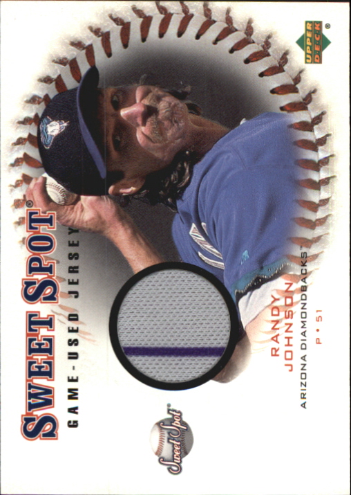 2001 Sweet Spot Game Jersey #JRJ Randy Johnson