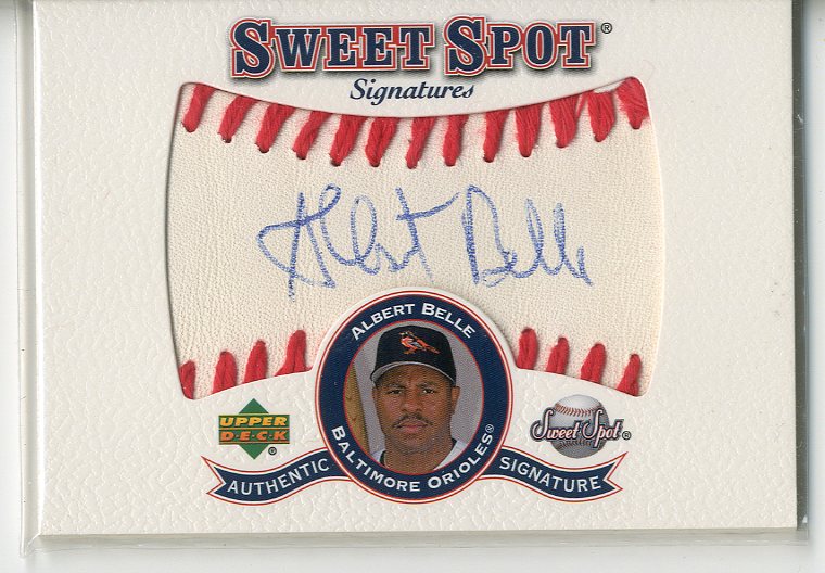 2001 Sweet Spot Signatures #SAB Albert Belle