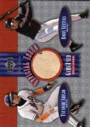 2001 Upper Deck Gold Glove Official Issue Game Ball #OISV Tsuyoshi Shinjo/Robin Ventura