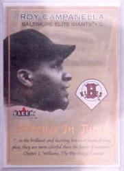 2001 Fleer Tradition Stitches in Time #ST5 Roy Campanella