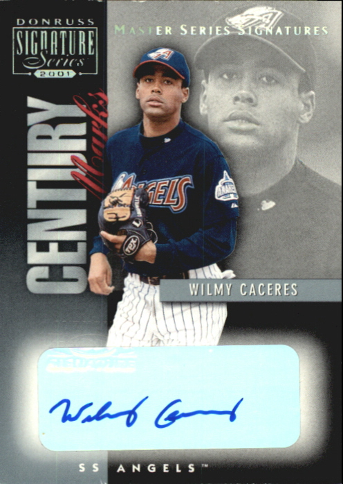 2001 Donruss Signature Century Marks Masters Series #6 Wilmy Caceres
