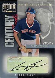 2001 Donruss Signature Century Marks Masters Series #16 Casey Fossum