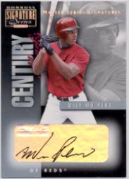 2001 Donruss Signature Century Marks Masters Series #39 Wily Mo Pena