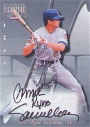 2001 Donruss Signature Notable Nicknames Masters Series #15 Ryne Sandberg