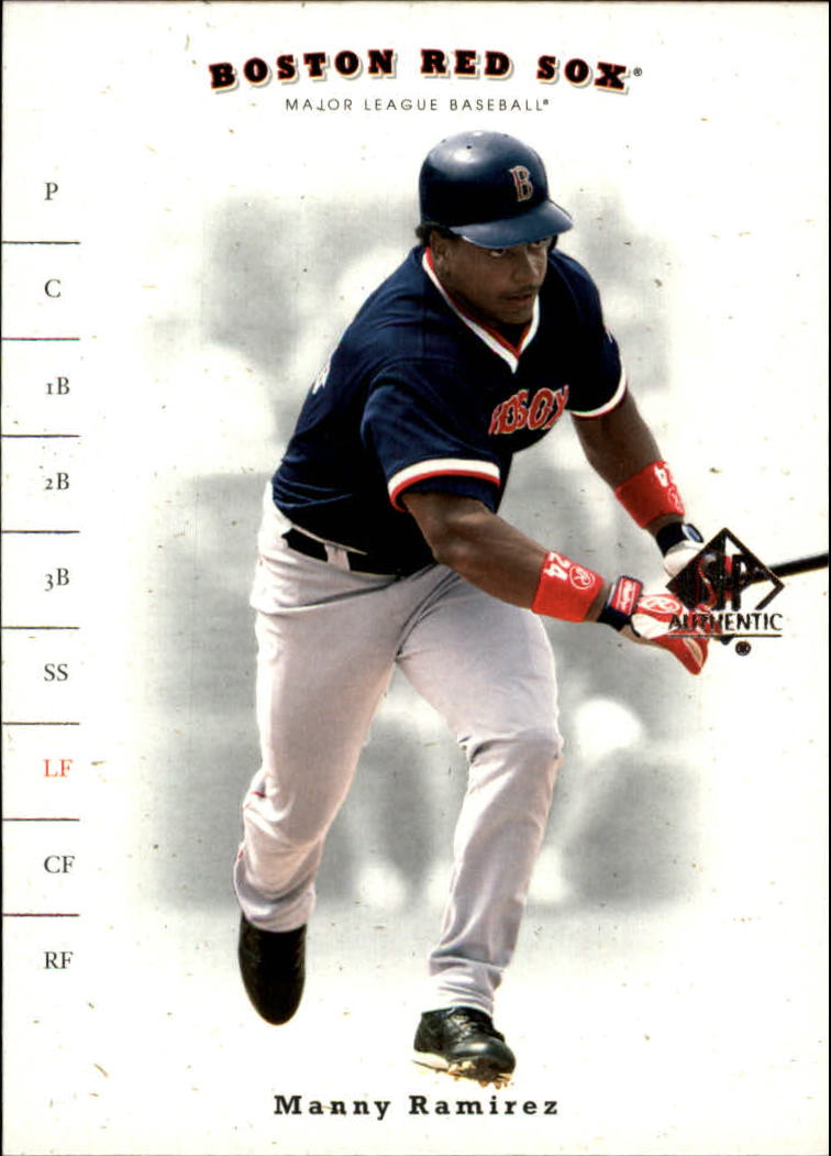 2001 SP Authentic #23 Manny Ramirez Sox