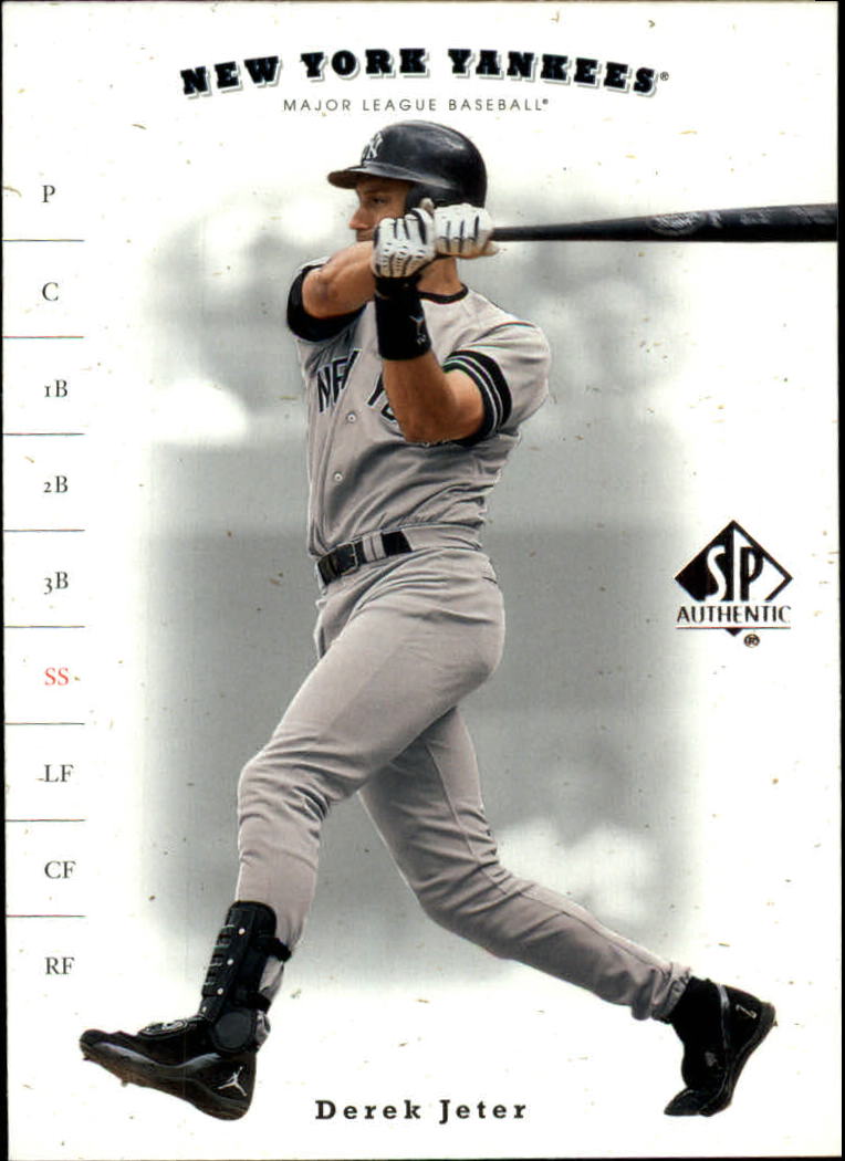 2001 SP Authentic #36 Derek Jeter