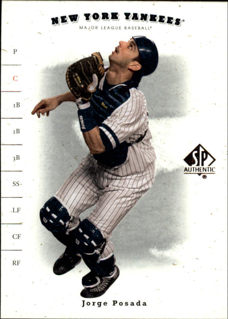 2001 SP Authentic #40 Jorge Posada