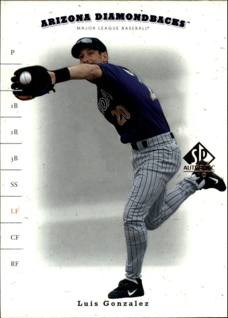 2001 SP Authentic #59 Luis Gonzalez
