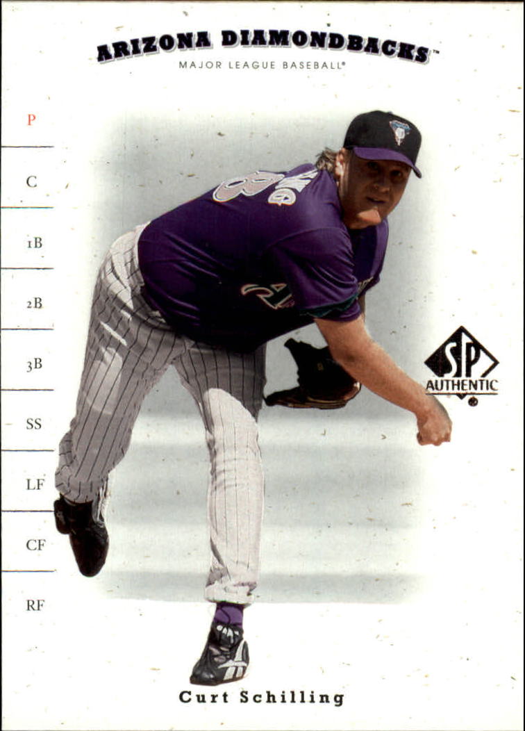 2001 SP Authentic #60 Curt Schilling