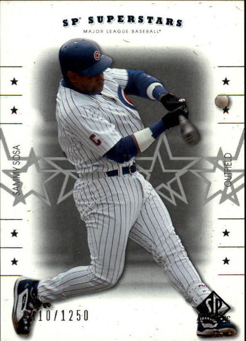 2001 SP Authentic #140 Sammy Sosa SS