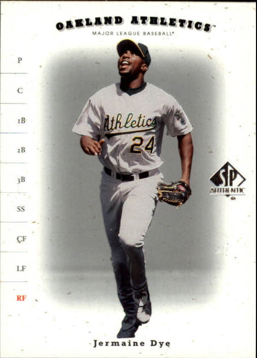 2001 SP Authentic #182 Jermaine Dye