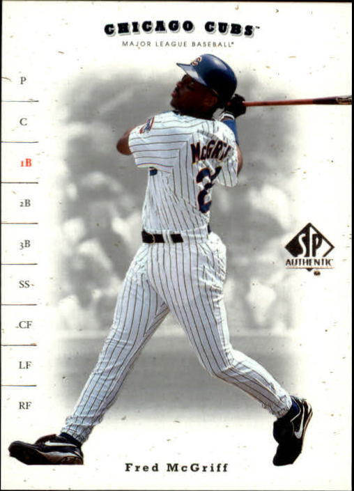 2001 SP Authentic #199 Fred McGriff