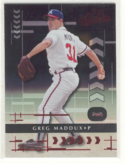 2001 Absolute Memorabilia #8 Greg Maddux
