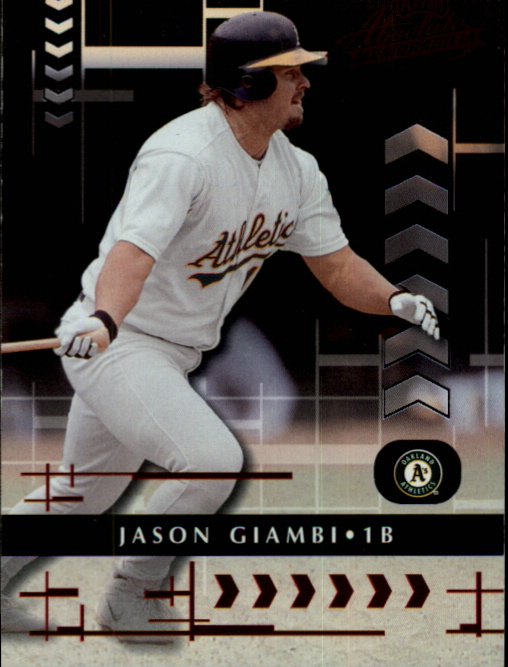 2001 Absolute Memorabilia #35 Jason Giambi