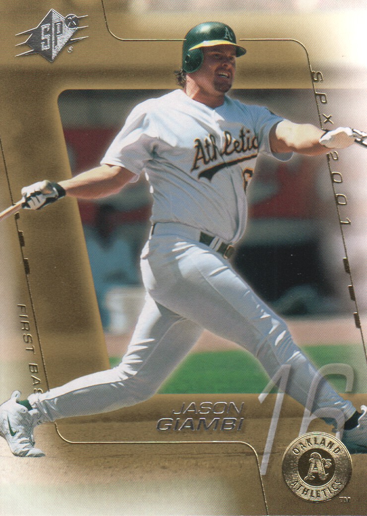 2001 SPx #5 Jason Giambi