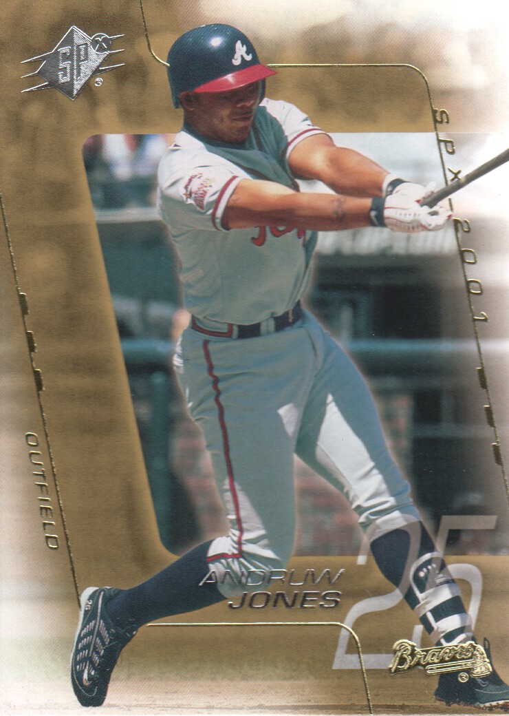 2001 SPx #45 Andruw Jones