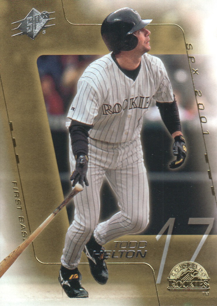 2001 SPx #88 Todd Helton
