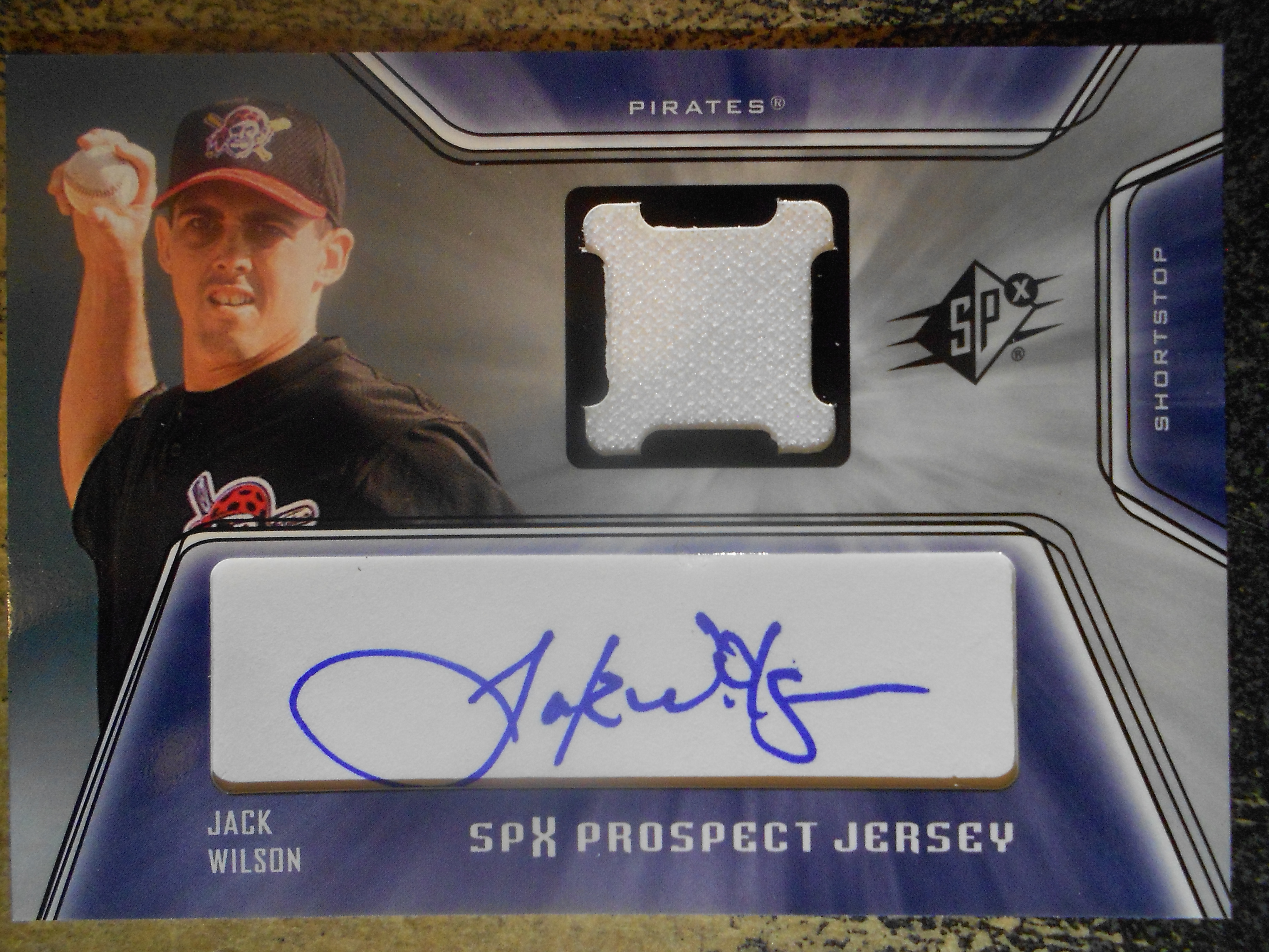 2001 SPx #144 Jack Wilson JSY AU RC