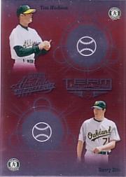 2002 Absolute Memorabilia Team Quads #14 Zito/Huds/Chavez/Tejada
