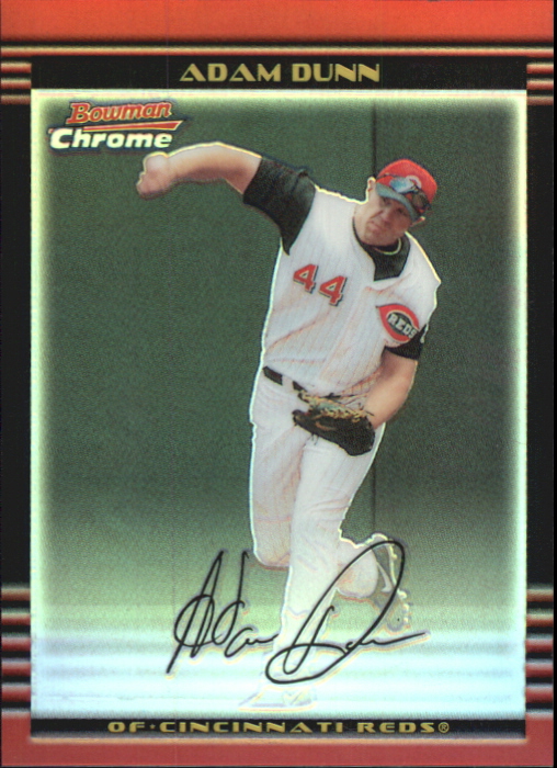 2002 Bowman Chrome Refractors #1 Adam Dunn