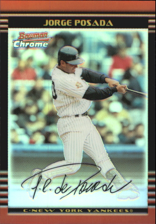 2002 Bowman Chrome Refractors #20 Jorge Posada