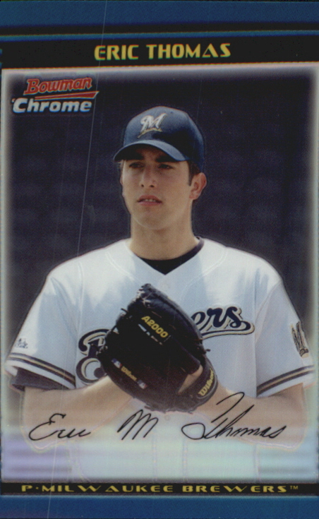 2002 Bowman Chrome Draft Refractors #61 Eric Thomas