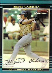 2002 Bowman Chrome Draft Refractors #156 Miguel Cabrera