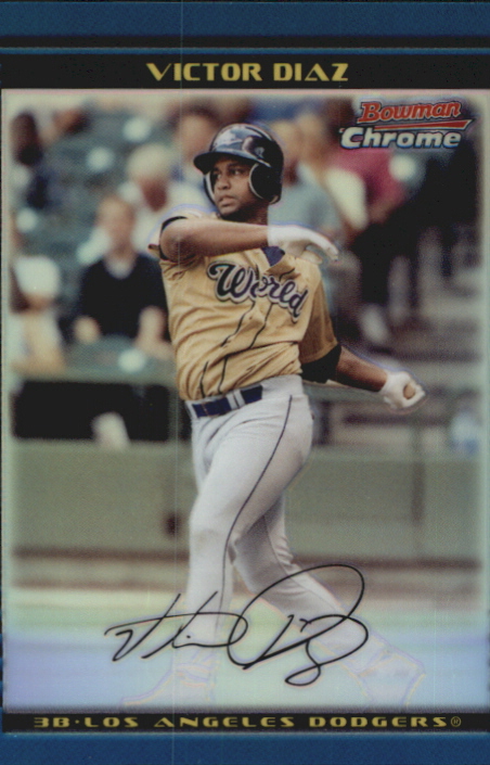 2002 Bowman Chrome Draft Refractors #157 Victor Diaz