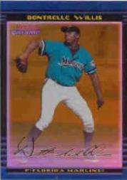 2002 Bowman Chrome Draft Gold Refractors #120 Dontrelle Willis