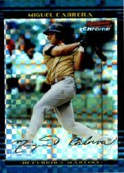 2002 Bowman Chrome Draft X-Fractors #156 Miguel Cabrera