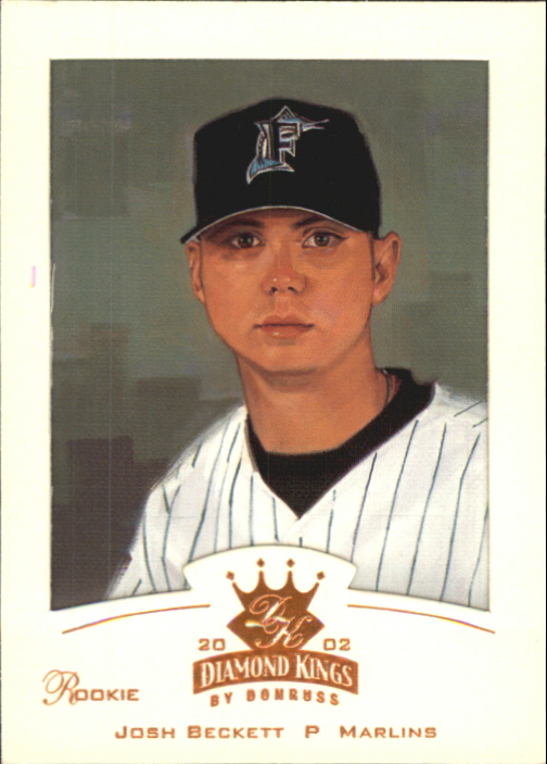 2002 Diamond Kings Bronze Foil #107 Josh Beckett
