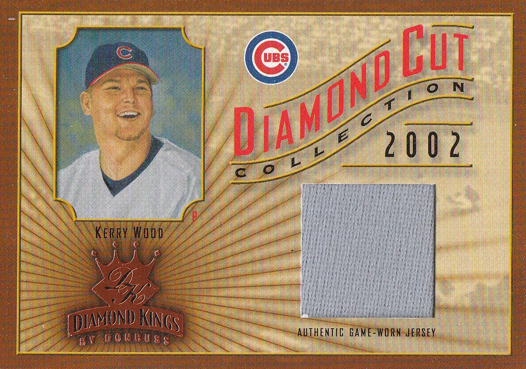 2002 Diamond Kings Diamond Cut Collection #DC80 Kerry Wood Jsy/500