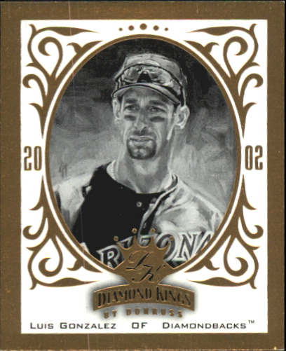 2002 Diamond Kings T204 #RC14 Luis Gonzalez