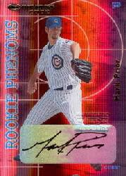 2002 Donruss Rookies Phenoms Autographs #5 Mark Prior/100