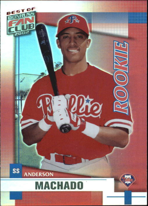 2002 Donruss Best of Fan Club #242 Anderson Machado/1350 RC