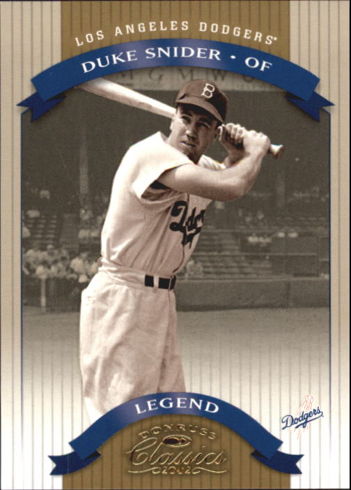 2002 Donruss Classics #186 Duke Snider LGD