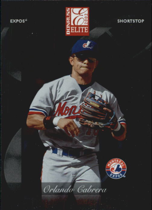 2002 Donruss Elite #57 Orlando Cabrera