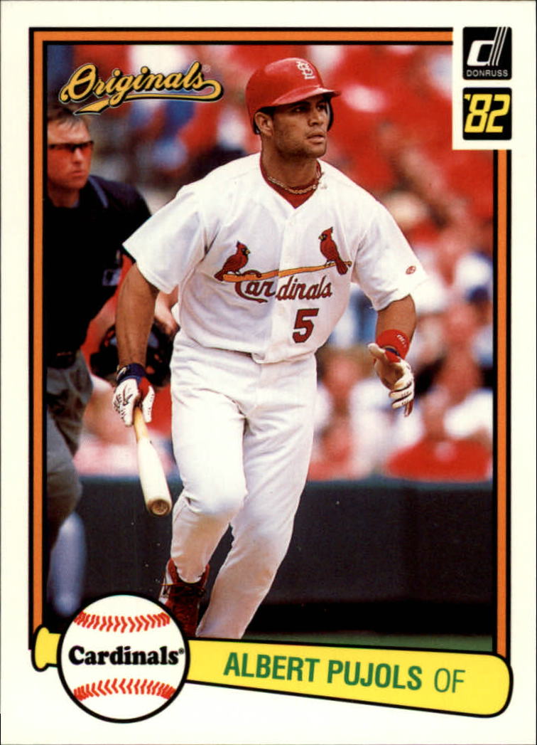 2002 Donruss Originals Aqueous #32 Albert Pujols 82