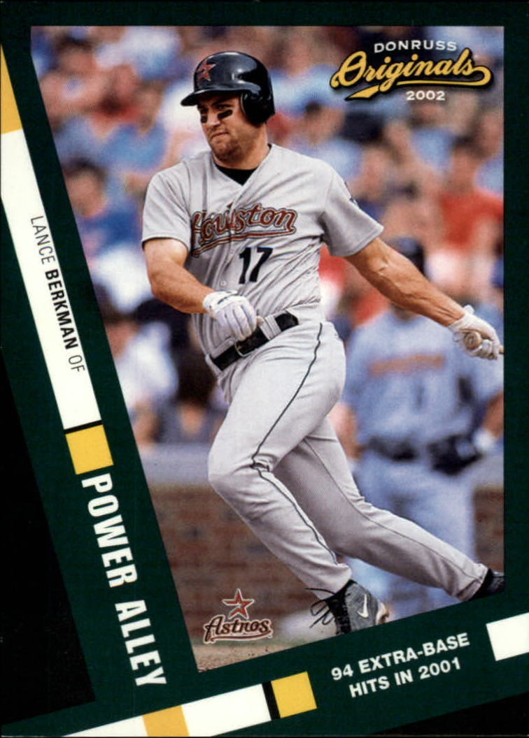 2002 Donruss Originals Power Alley #3 Lance Berkman
