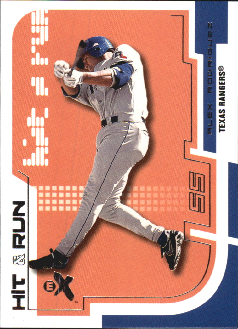 2002 E-X Hit and Run #26 Alex Rodriguez