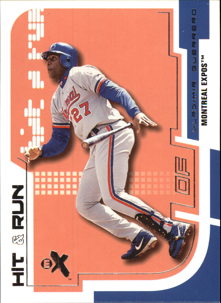 2002 E-X Hit and Run #30 Vladimir Guerrero